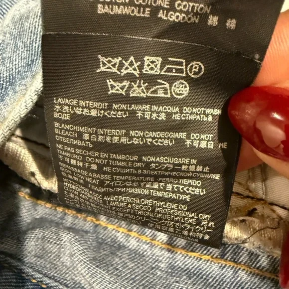 Saint Laurent Blue Denim Mini Skirt - Picture 7 of 7